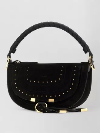 Chlo&eacute; marcie mini shoulder bag curved silhouette