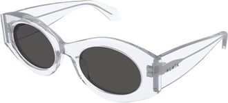 Alaia AA0080S 005 Womens Sunglasses Clear Size 52