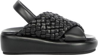 Strategia Stijlvolle Platte Sandalen voor Vrouwen - Dames - Sandalen - Zwart - 40 EU - Schoenen