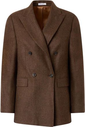 Boglioli Dames, Jassen, Bruin, Maat: XS Flanel