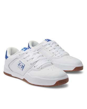 DC Skateschuh DC SHOES Central, Herren, Gr. 6(38), weiss (wei&szlig;, blau), Obermaterial:Obermaterial: Leder / Futter: Textil / Aussensohle: Gummi;, Schuhe Sk
