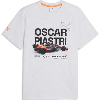 Puma McLaren Racing Driver Graphic T-Shirt in White Glow Heather at Nordstrom, Size Xx-Large