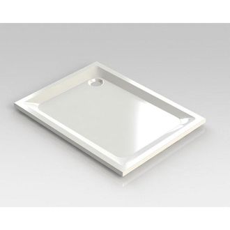 NEMO Spring Horus douchebak acryl 120x90x4.5cm afvoer D90 wit zonder potenstel dikte 4 mm