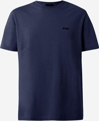 HUGO BOSS Camiseta de algod&oacute;n el&aacute;stico con logo de Hugo Boss