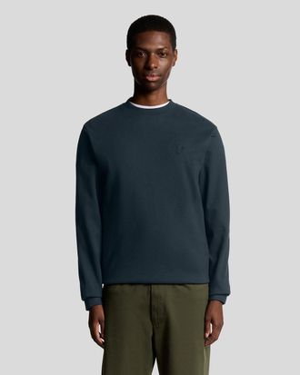 Lyle & Scott Heavyweight Crew Neck Sweatshirt - Zwart