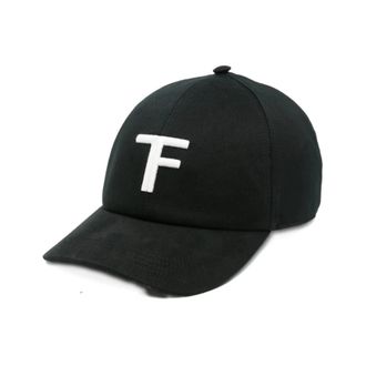 Tom Ford Canvas Cap - Heren - Petten - Zwart - M - Katoen - Accessoires