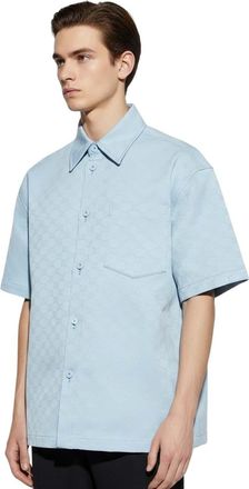Gucci Light Blue Logo Shirt