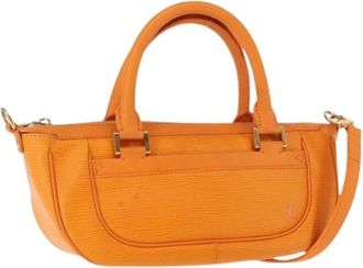 Louis Vuitton Pre-owned Vintage Handbag - Dames - Vintage Handtas - Oranje - ONE Size - Leer - Vintage