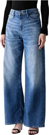 Guess Dames, Jeans, Blauw, Maat: W25 L34 Katoen