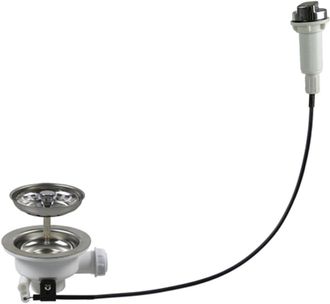 OEM Tap&oacute;n De Desag&uuml;e Para Fregadero De Cocina Con Control Por Cable Y Cesta Filtrante (114 Mm)