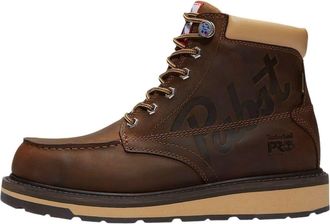 Timberland PRO x Pabst Blue Ribbon Gridworks 6 Soft Toe Waterproof Work Boot Brown Full-Grain TB0A64KK-EM4