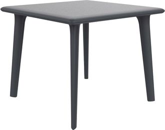 Resol Dessa Mesa Cuadrada Interior, Exterior 90x90 Gris Oscuro