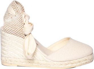 Espadrilles Schoenen, Dames, Beige, 41 EU, Katoen, Colin Melange Wedge