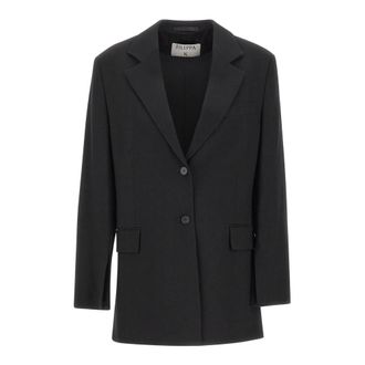 Filippa K Dames, Jassen, Zwart, Maat: XL Wol