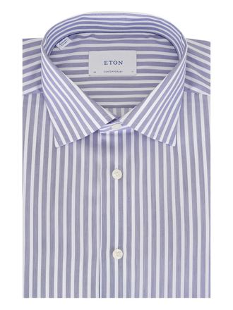 Eton Camicia a righe - Blu