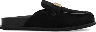 Tory Burch Leelee Mule - Dames - Slip ons - Zwart - 36 EU - Su&egrave;de - Schoenen