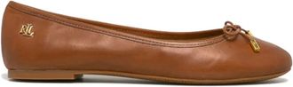 Lauren Ralph Lauren Ballerine con fiocco - Marrone