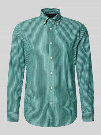 Tommy Hilfiger Regular Fit Freizeithemd aus reiner Baumwolle in Bottle, Gr&ouml;&szlig;e L