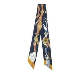 Herm&egrave;s Pre-owned Scarves, female, Multicolor, Size: ONE SIZE Pre-owned Brides de Gala Twilly Scarf