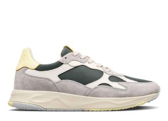 Clae Mens Zuma Sneakers In Quiet Grey Forest Wax Yellow