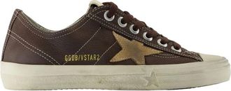 Golden Goose Sneakers, female, Brown, Size: 7 US V Star 2 Sneakers