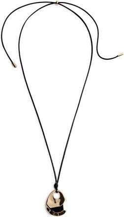 Mango Metal Pendant Necklace in Gold at Nordstrom