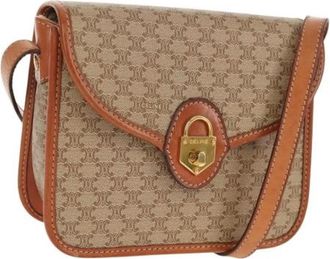 Celine Pre-owned Plastic Cross Body Bag - Dames - Vintage Schoudertas - Beige - ONE Size - Vintage