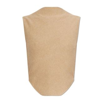 Cult Gaia Sleeveless Tops, female, Beige, Size: S Romma Top
