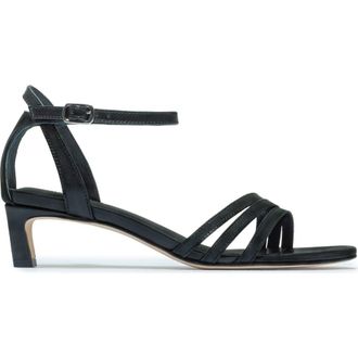 Bernardo Lima Low Heel Sandal in Black at Nordstrom, Size 6.5