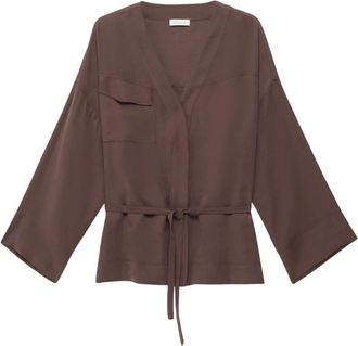 Alchemist Lieke Blouse - Dames - Blouses - Bruin - M - Overhemden