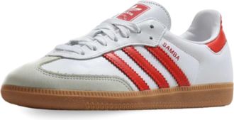 adidas Originals adidas Samba OG Woman, Cloud White Solar Red Off White, 4.5 UK