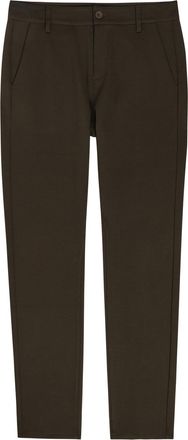 Paige Stafford Slim-leg Jersey Trousers - Dark Green - 36 (W36 / XL)