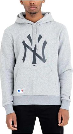 New Era Hoodies - Heren - Hoodies - Grijs - M - Hoodies & sweatvesten