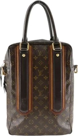 Louis Vuitton Tweedehands Canvas handtassen - Dames - Vintage Handtas - Bruin - ONE Size - Vintage
