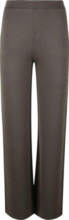 Majestic Filatures Straight-Leg Brown Pants with Seam-Integrated Pockets