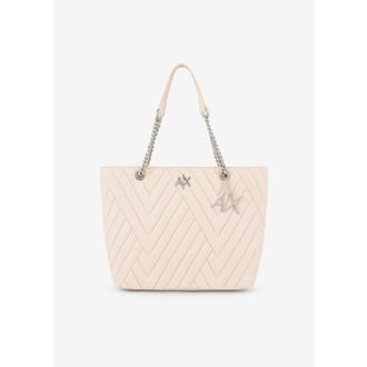 A|X Armani Exchange Accessoires Armani Exchange boodschappentas in Nude