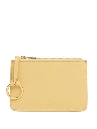 Mansur Gavriel ring-detail wallet - women - Calf Leather - One Size - Yellow