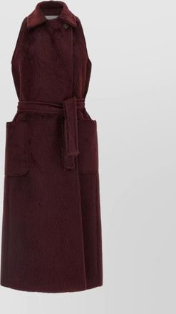 Max Mara alpaca virgin wool faux fur jacket