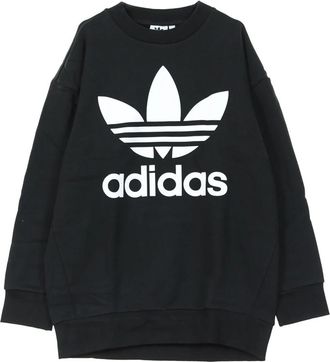 adidas Crewneck Sweatshirt - Heren - Sportshirts - Zwart - L - Katoen - Fitness