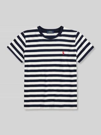 Polo Ralph Lauren Regular Fit T-Shirt aus reiner Baumwolle in Marine, Gr&ouml;&szlig;e XXL