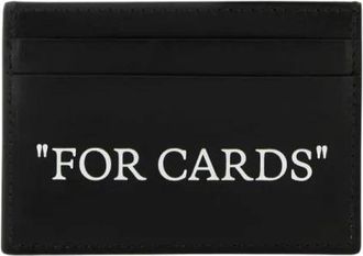 Off-white Quote Kaarthouder - Heren - Portefeuilles - Zwart - ONE Size - Accessoires