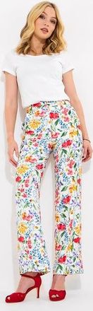 Joe Browns Floral Pants in Ditsy Multi Garden at Nordstrom, Size 24