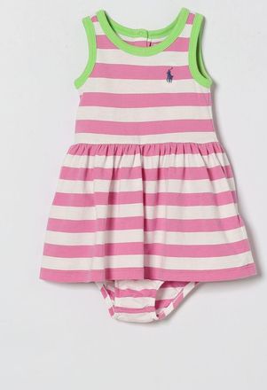 Polo Ralph Lauren Abito in jersey di cotone a righe con coulotte Polo Ralph Lauren