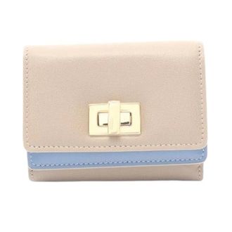 Fendi Pre-owned Wallets, female, Beige, Size: ONE SIZE Pre-owned WAY Trifold Wallet