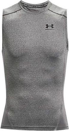 Under Armour HeatGear Sleeveless Shirt Carbon Heather Black 1361522-090