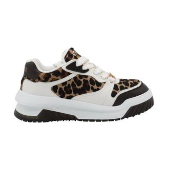 Versace Leo White Trainers - male - Versace - Sneakers - Brown - 9 UK - Shoes