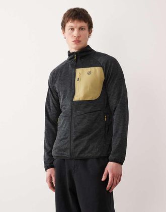 Dare 2B Torrek II - Pile traspirante color boa con zip-Nero