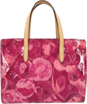 Louis Vuitton Pre-owned Monogram Vernis Tote Bag - Dames - Vintage Shopper - Roze - ONE Size - Leer - Vintage