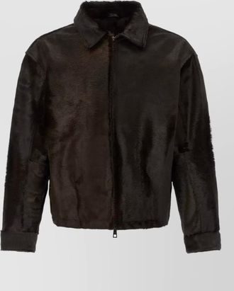Giorgio Brato leather padded jacket