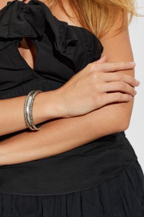 Isabel Marant Brass Bracelet, Womens, Silver